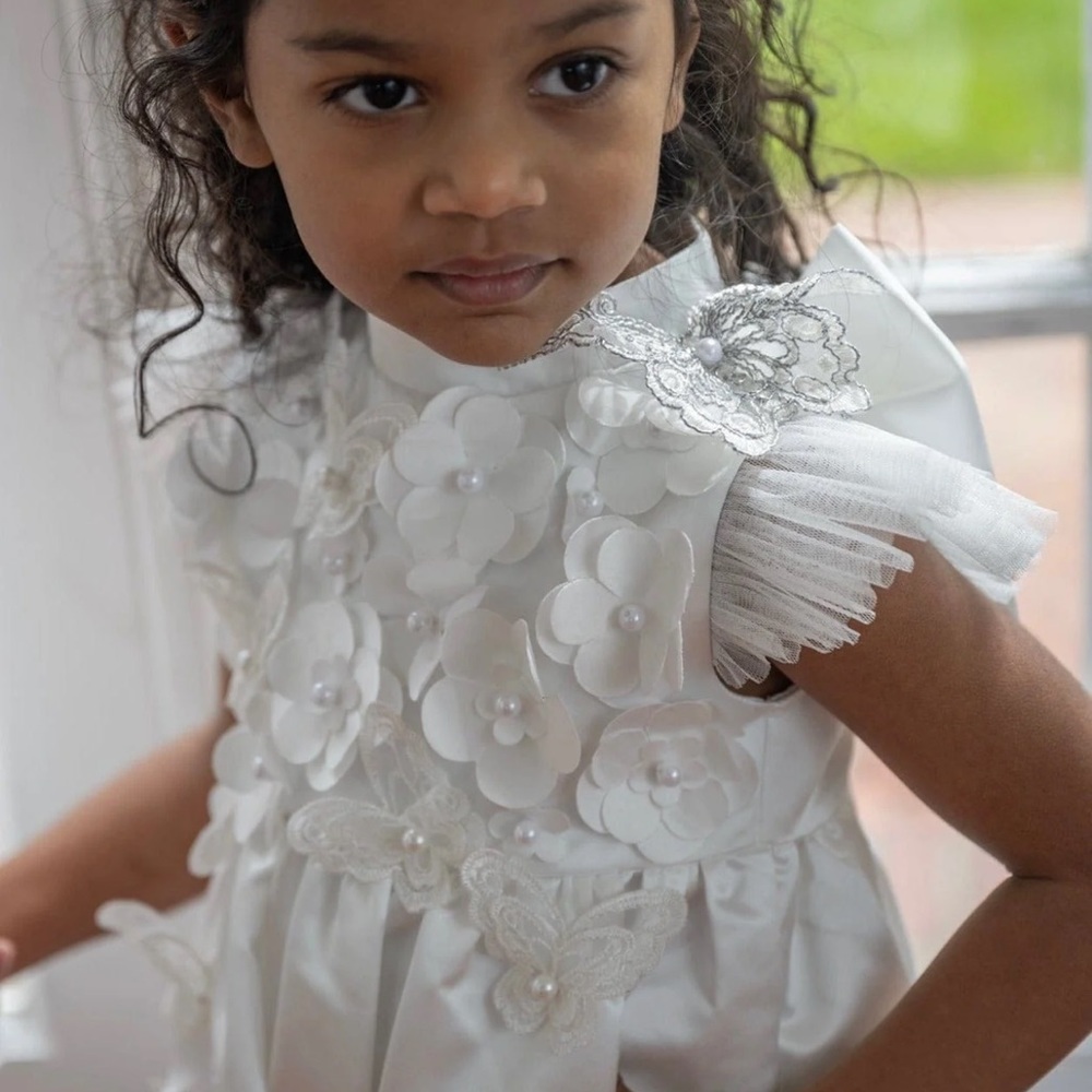 Butterfly Ceremony Romper and bonnet hat
